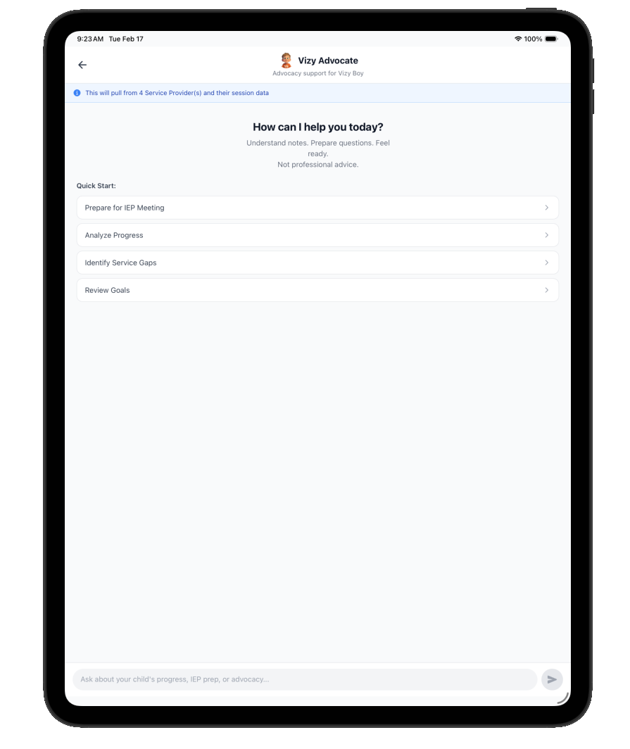 VizyAdvocate - AI-Powered Advocacy Partner
